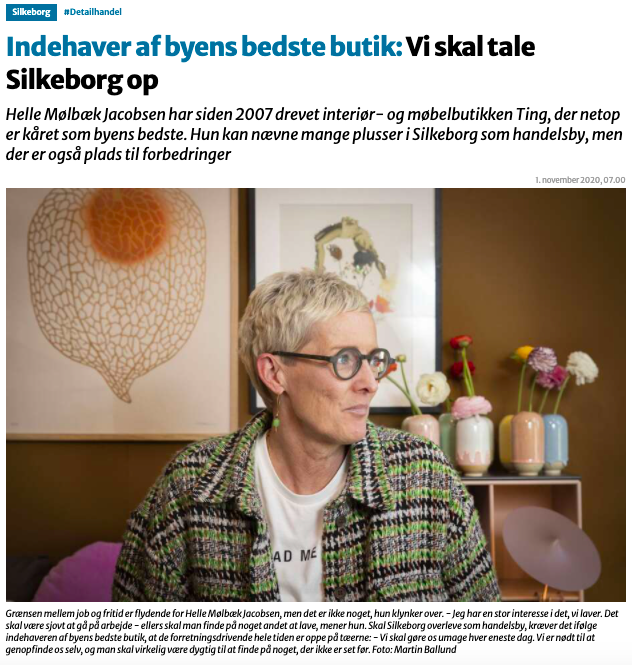 Helle Mølbæk Jacobsen – Vi skal tale Silkeborg op