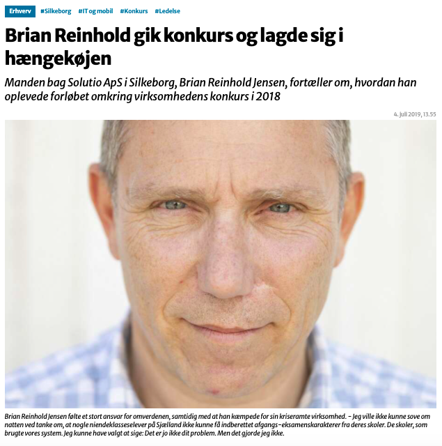Brian Reinholds tur i hængekøjen